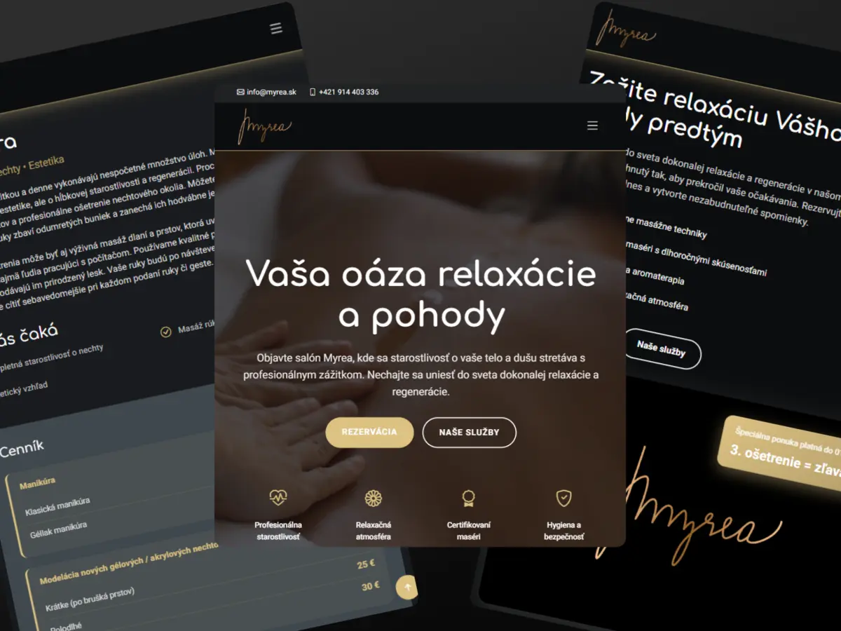 Salón Myrea výsledok